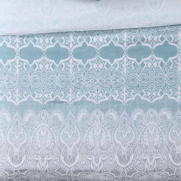 Shop Christian Siriano Ombre Lace Printed 3 Piece Comforter Set