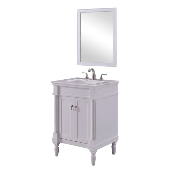 24 In Single Bathroom Vanity Set Antique White Free Shipping Single Bathroom Vanity Set In Antique White