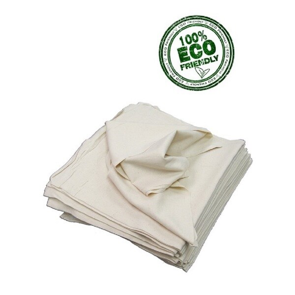 Craft Basics 50-Pack Unbleached Beige Cotton Flour Sack Towel