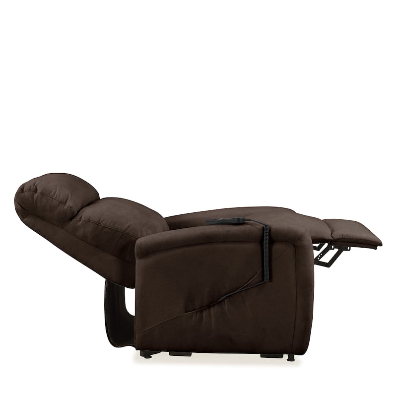 Copper Grove Jessie Brown Chenille Power Recline and Lift Chair