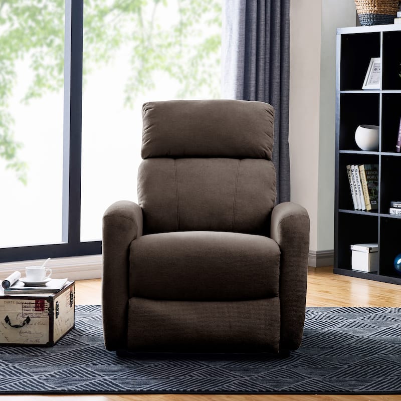 Copper Grove Jessie Brown Chenille Power Recline and Lift Chair