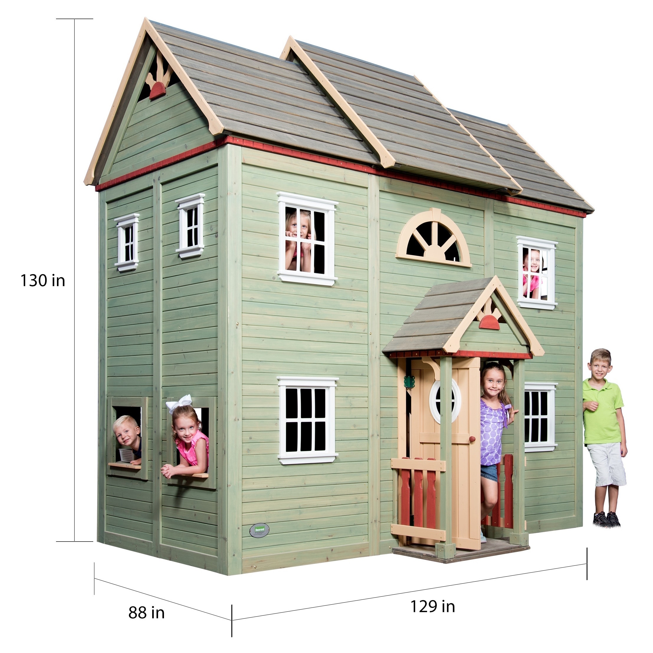 2 story outdoor playhouse