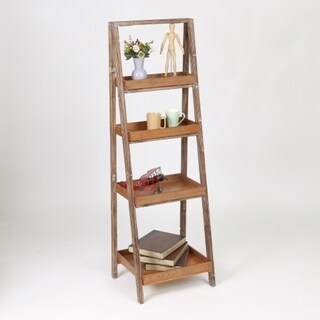 Shop Etagere Maple Finish Wood 60-inch Bookcase ...