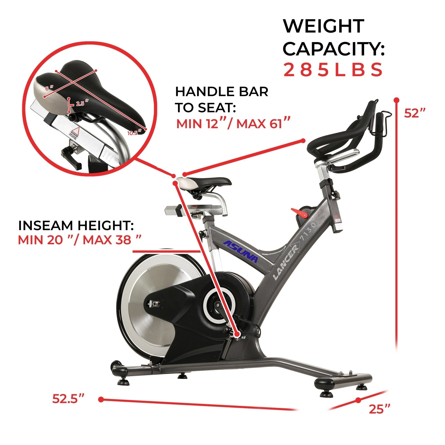 Stationary Bike Asuna Sprinting Spin Bike ASUNA Lancer Rear