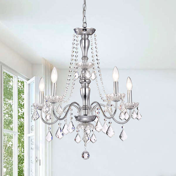 Vintage Glamour 3 Light Mini Chandelier Sparkling Crystal