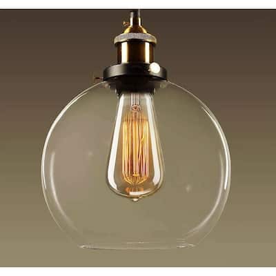 Carbon Loft Gertrude 8-inch Adjustable Height Pendant with Bulb