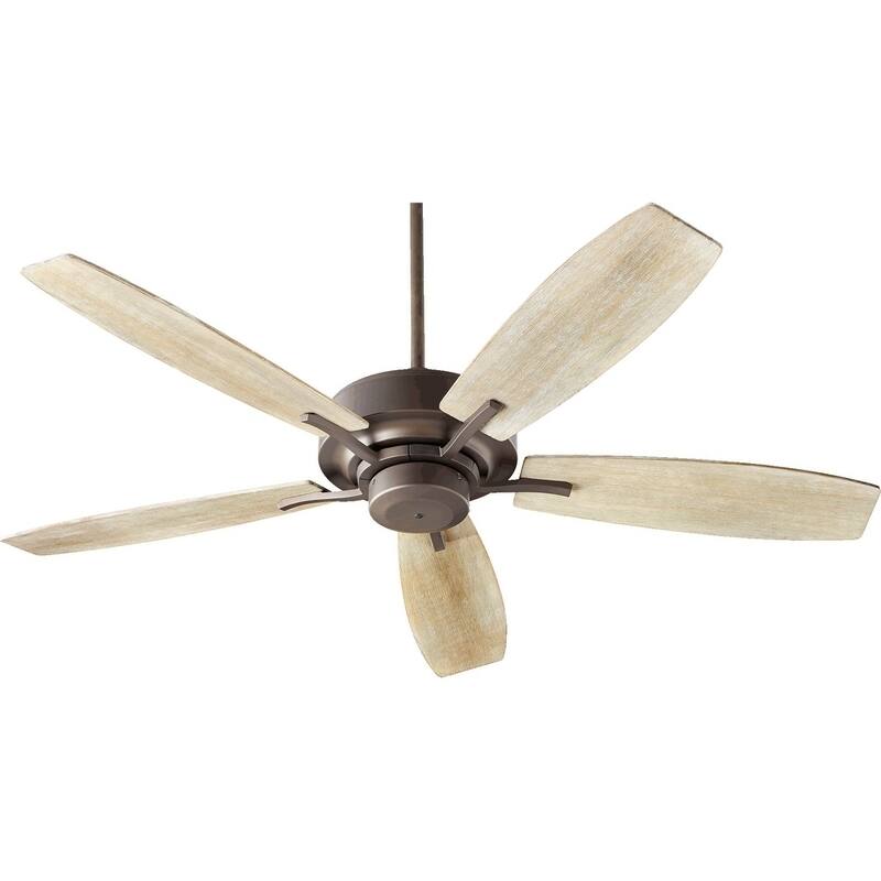 Soho 52" Transitional Ceiling Fan - 13 - 15 Degrees - Oiled Bronze