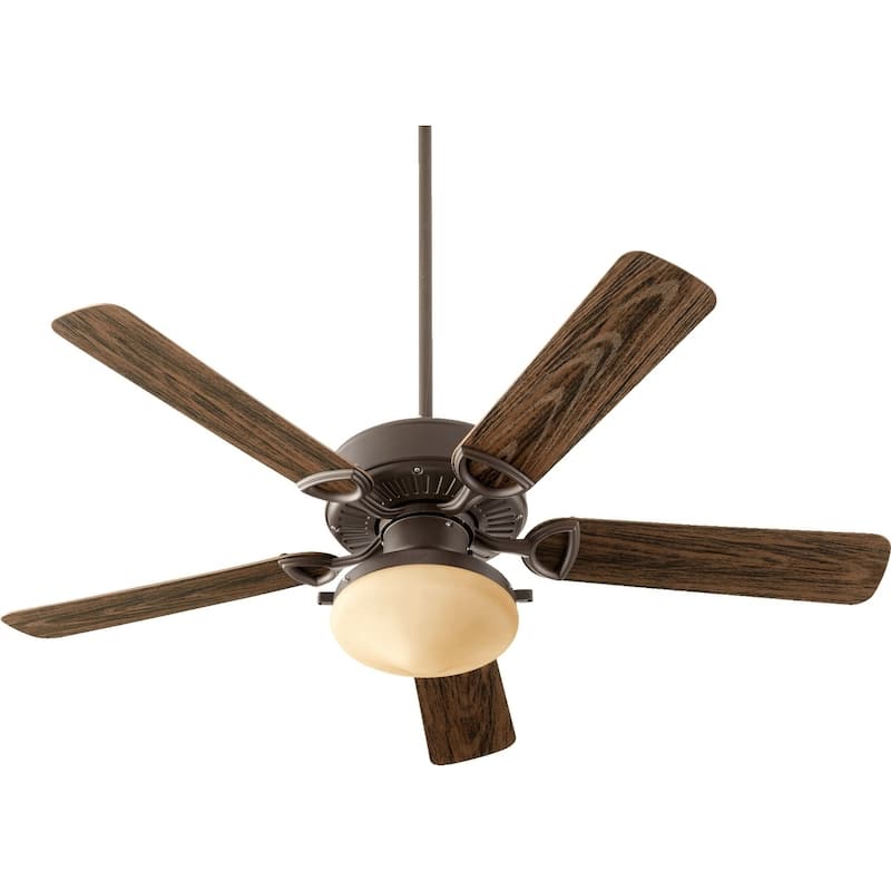 Estate 52" Uni-Pack Indoor / Patio Ceiling Fan - Oiled Bronze - walnut blades abs/oiled bronze