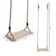 preview thumbnail 6 of 4, Wooden Swing, Outdoor Flat Bench Seat with Adjustable Nylon Hanging Rope for Kids Playset Frame or Tree Hey! Play!