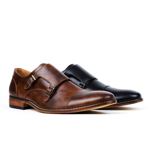 gino vitale monk strap shoes