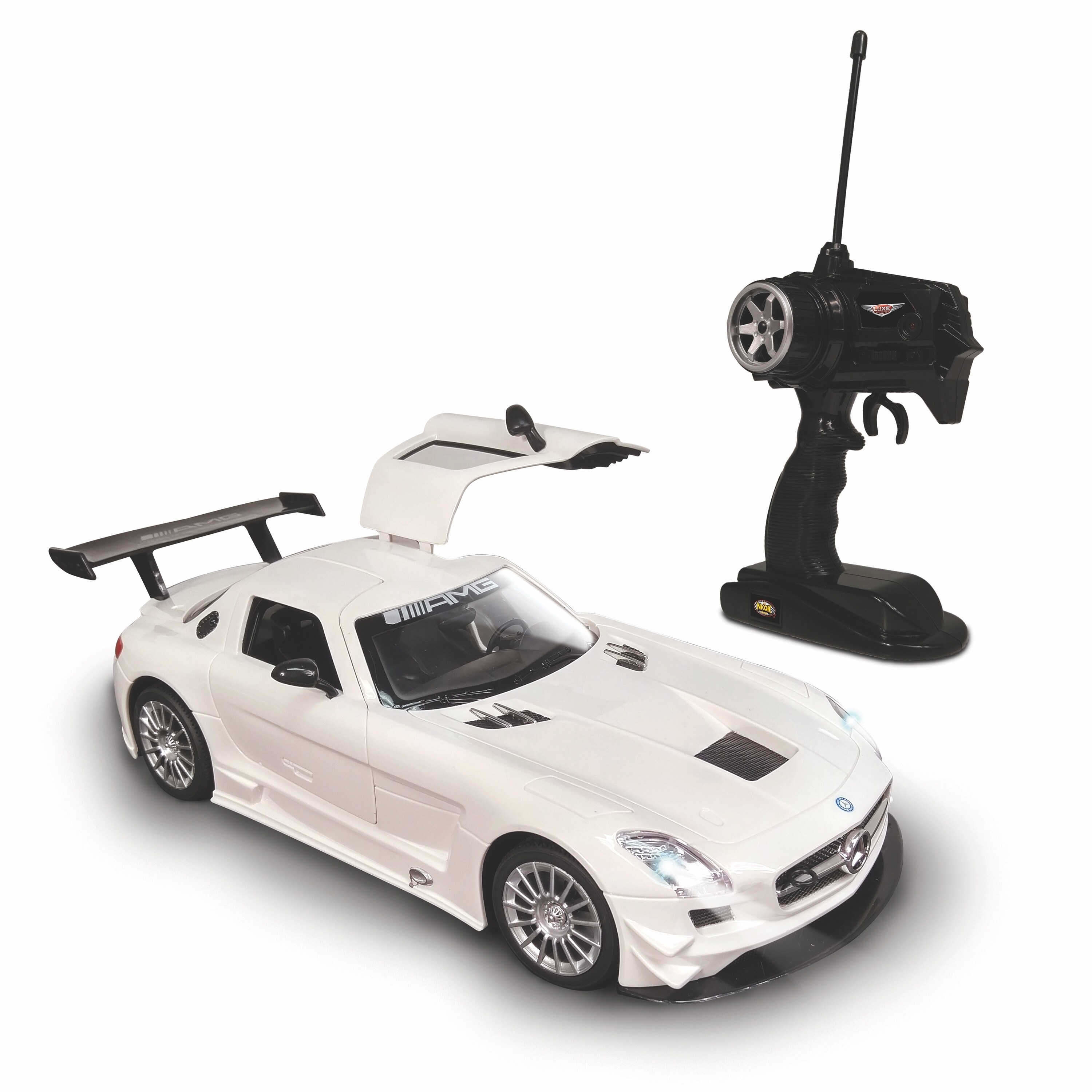 Nkok Luxe 1 15 Radio Controlled Mercedes Benz Sls Amg Gt3 Rc Colors Vary Grey White Overstock 19215459