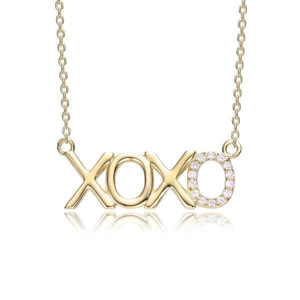 White gold xoxo necklace Outlet