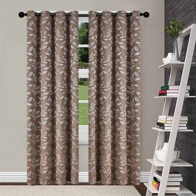 Buy Brown Floral Curtains Drapes Online At Overstock Our Best