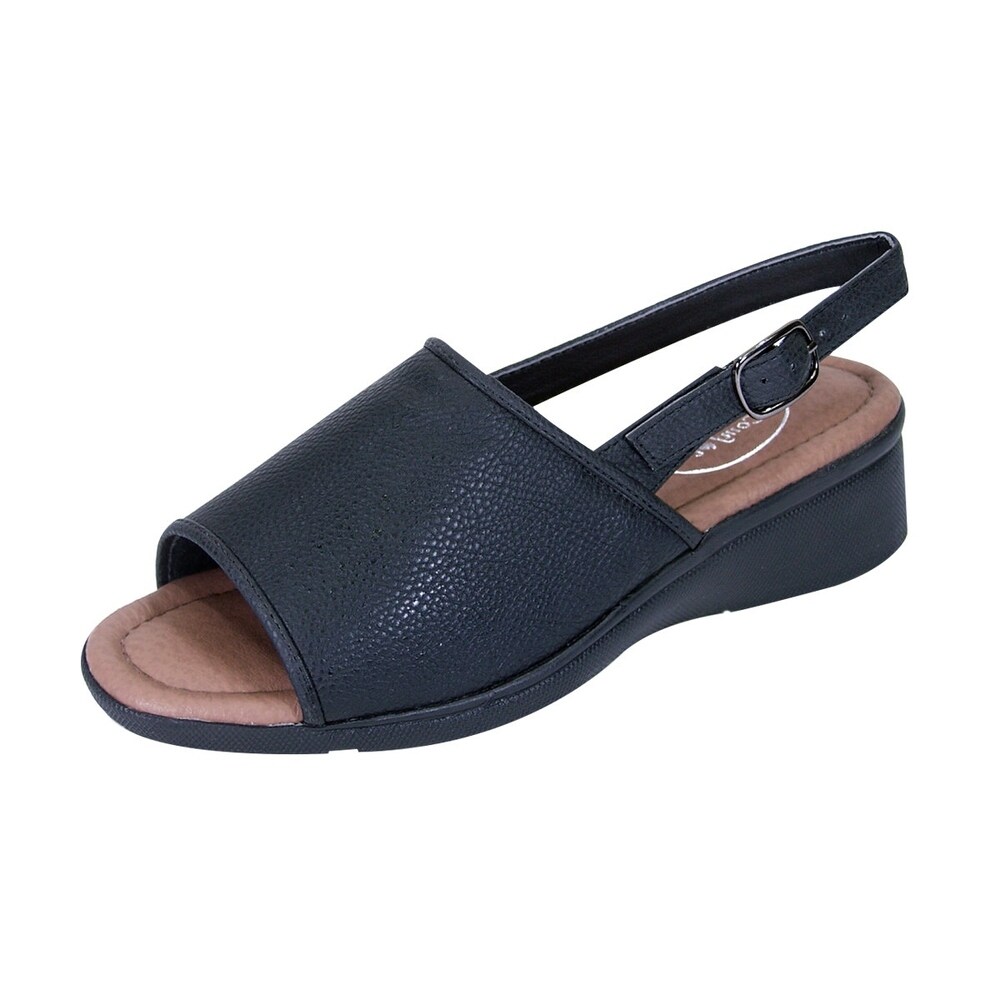 extra wide slide sandals