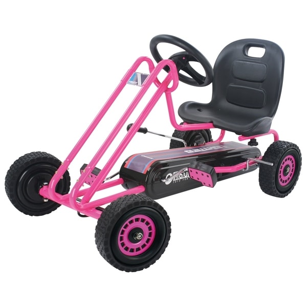 pink ride on digger