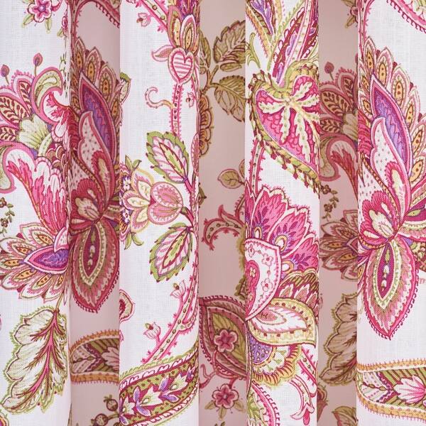 Shop Five Queens Court Phoenix Multicolor Jacobean Single Curtain