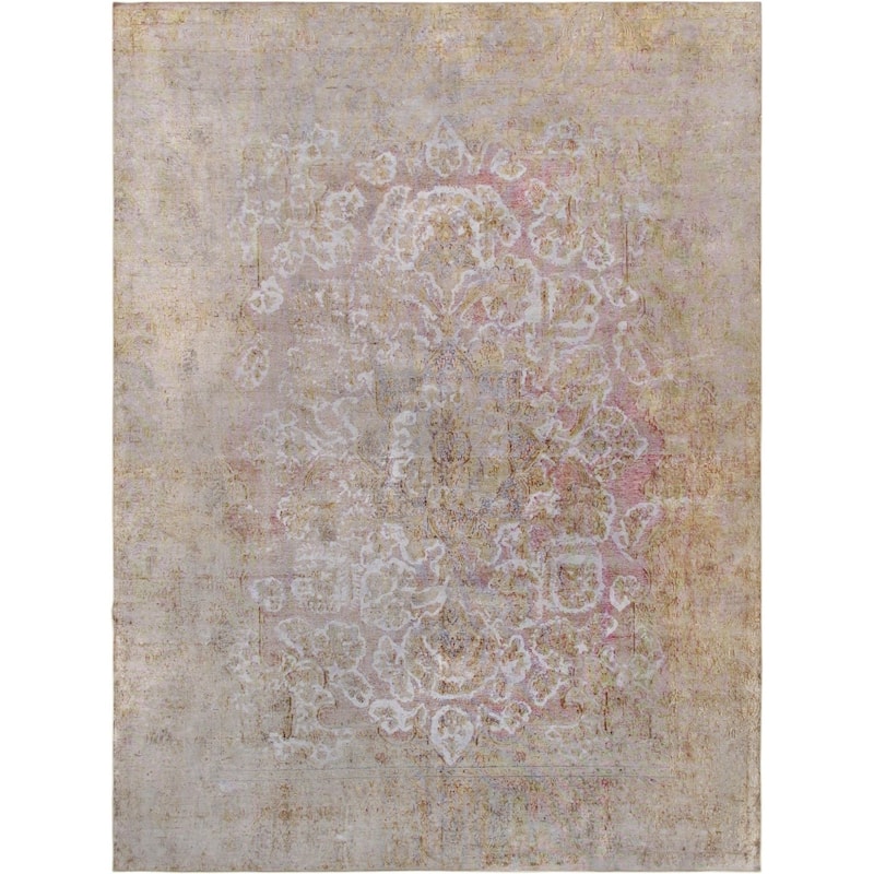 Vintage Overdyes Collection Hand-Knotted Wool Rug (9' 5" X 13' 1") - 9' x 13'
