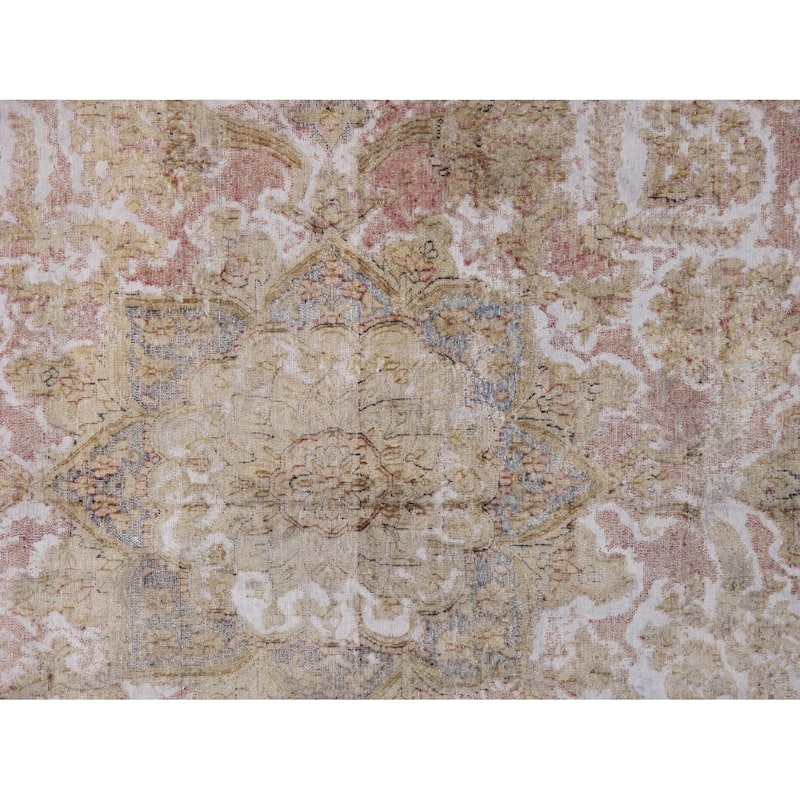 Vintage Overdyes Collection Hand-Knotted Wool Rug (9' 5" X 13' 1") - 9' x 13'