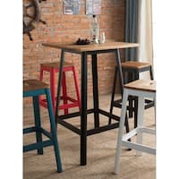 ACME Jacotte Bar Table in Natural and Black