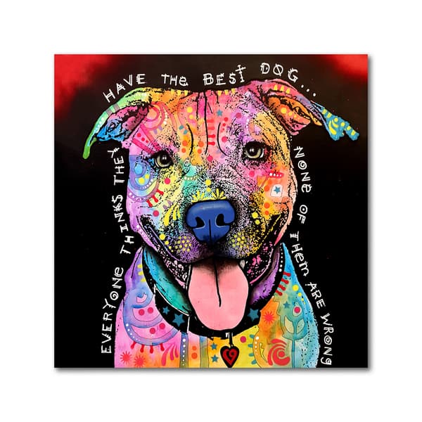 Dean Russo 'Best Dog' Metal Art Bed Bath & Beyond 19217857
