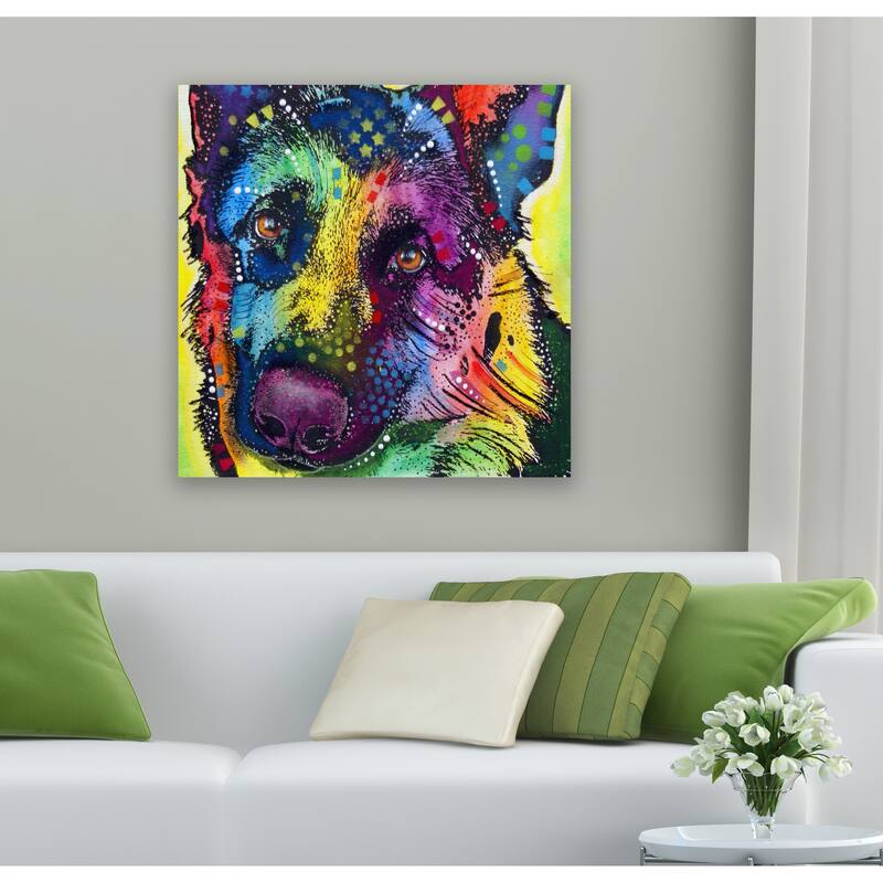 Dean Russo 'German Shepherd' Metal Art - Bed Bath & Beyond - 19217896