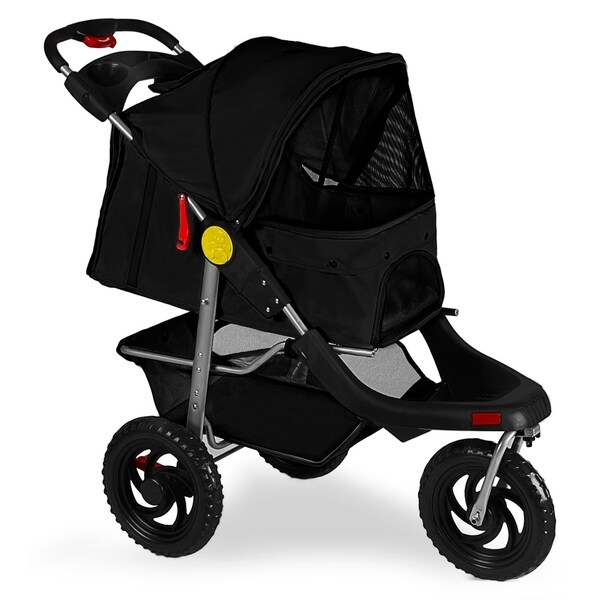 three wheel pet stroller