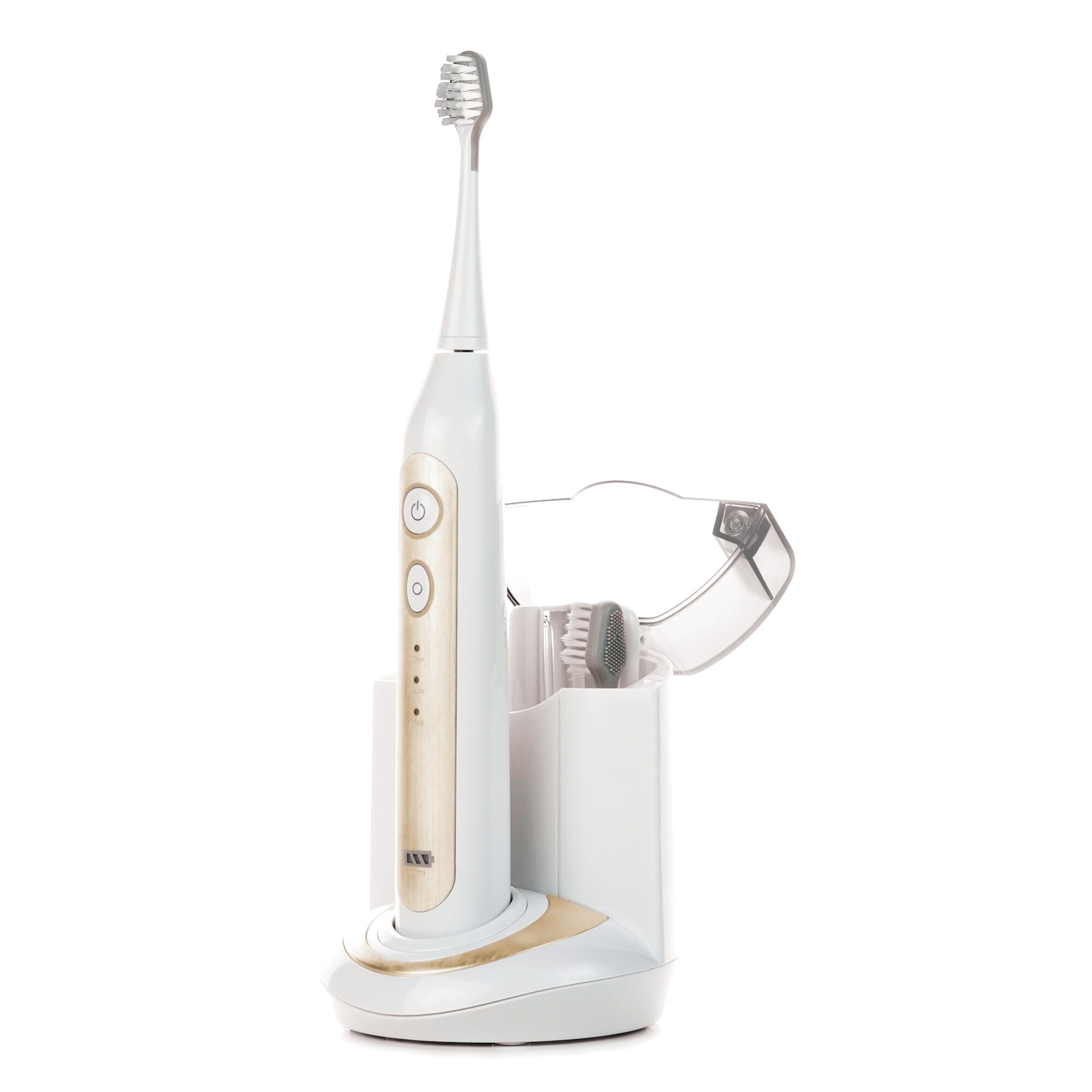 jetwave sonic toothbrush with uv sanitizing charging base