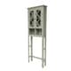 Glitzhome Bathroom Cabinet Spacesaver, Gray - Thumbnail 6