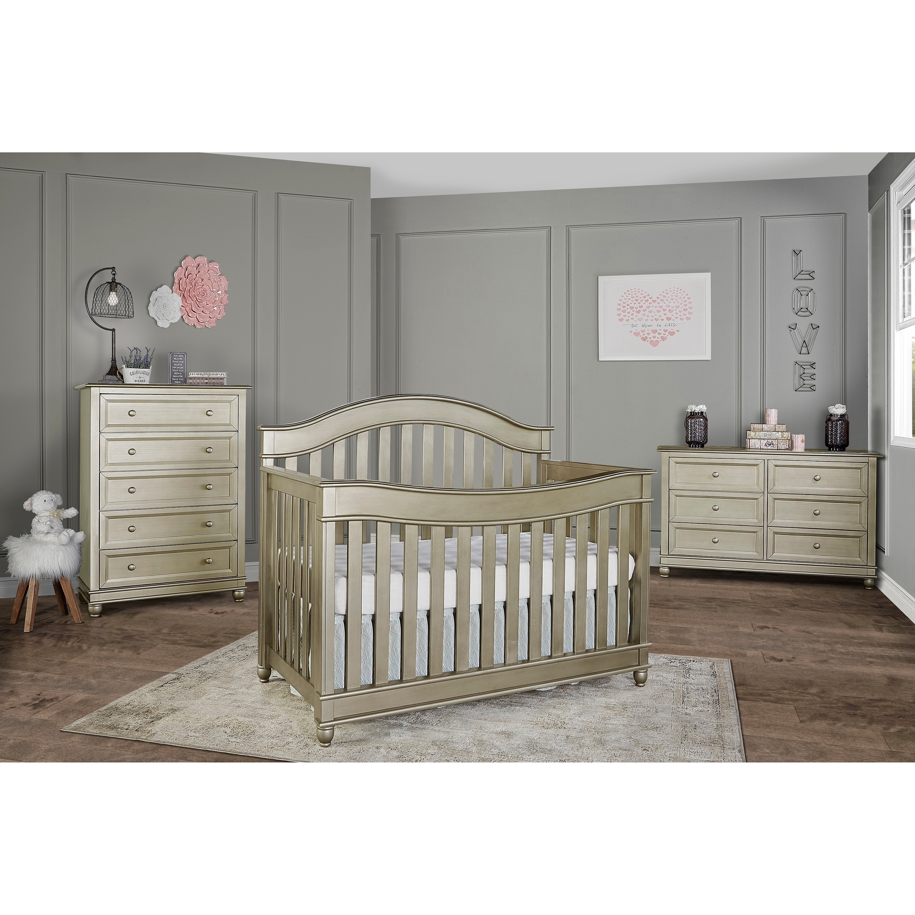 Hampton shop convertible crib