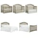 preview thumbnail 7 of 10, Evolur Hampton 5 in 1 Convertible Crib