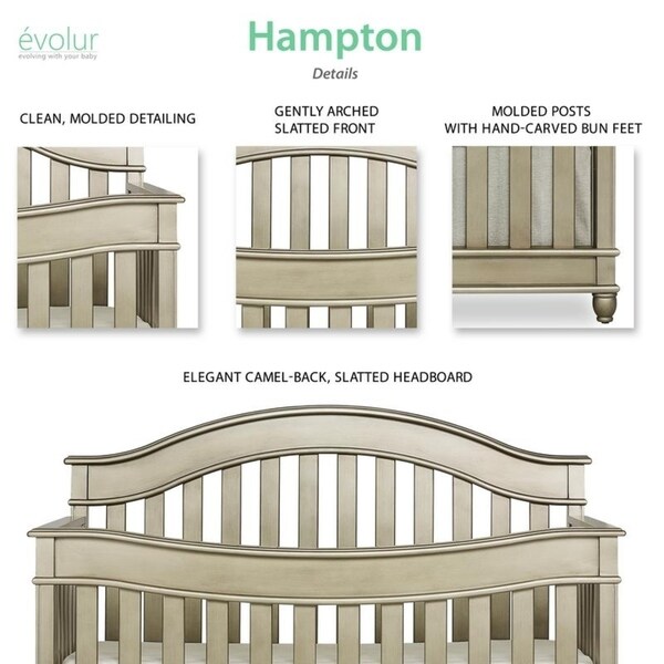 evolur hampton crib