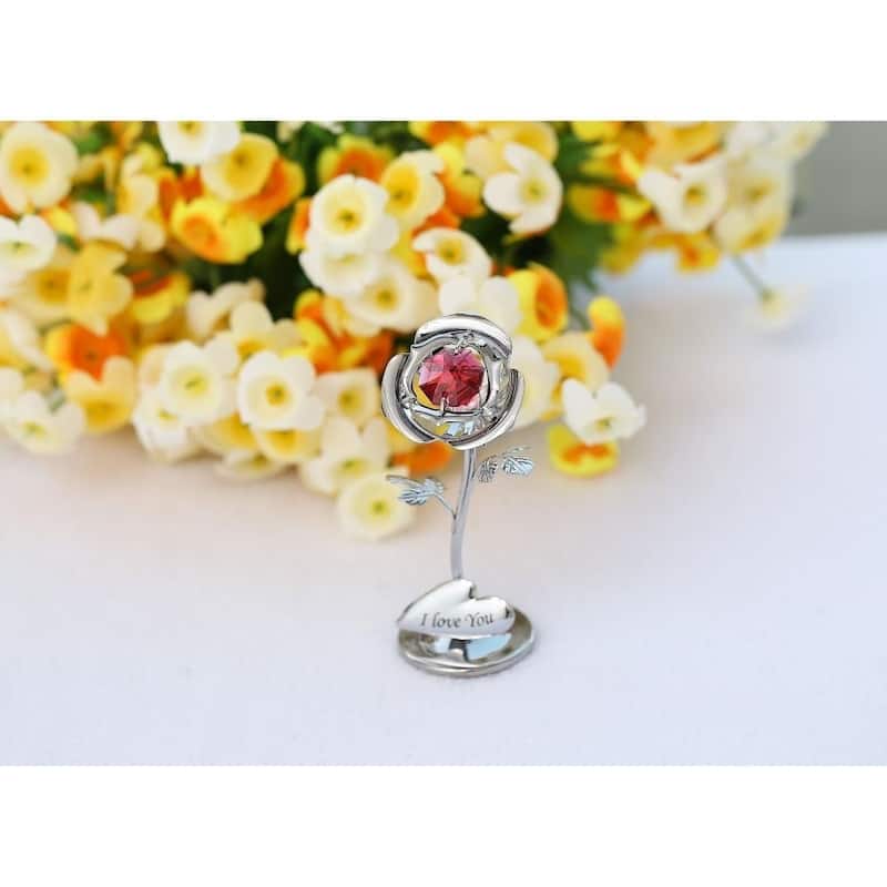Matashi Single Rose Flower Ornament-- 3 color options (Gold, Rose Gold,Silver)