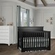 preview thumbnail 1 of 3, Dream On Me Morgan 5 in 1 Convertible Crib - Black