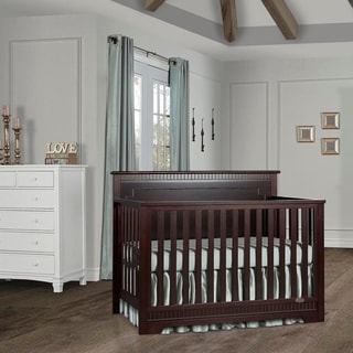 Dream On Me Morgan 5 in 1 Convertible Crib - Espresso