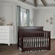 preview thumbnail 1 of 3, Dream On Me Morgan 5 in 1 Convertible Crib - Espresso