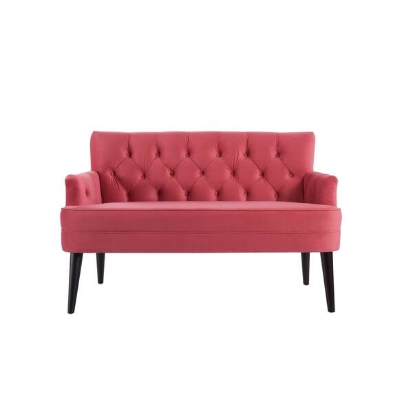 Jennifer Taylor Mia Tufted Accent Settee 52 Lx30 Wx32 5 H Jennifer Taylor Mia Tufted Accent