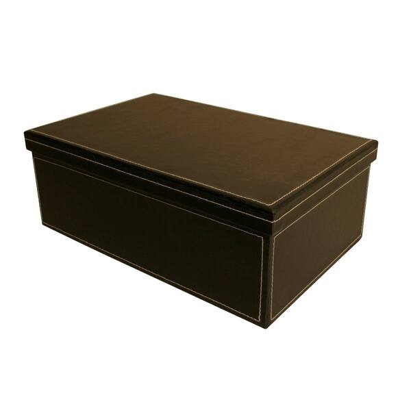 Shop Wald Imports Black Paperboard Decorative Storage Boxes