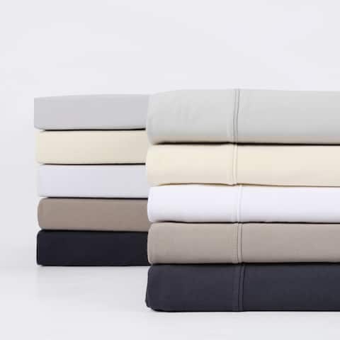 Jersey Knit Sheet Sets Online At Our Best Sheets Exclusive Fabrics Premium Combed Cotton Jersey Bed Sheet Set With Aloe Vera Treatment