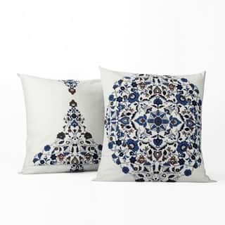 Blue, Floral Throw Pillows For Less Overstock.com