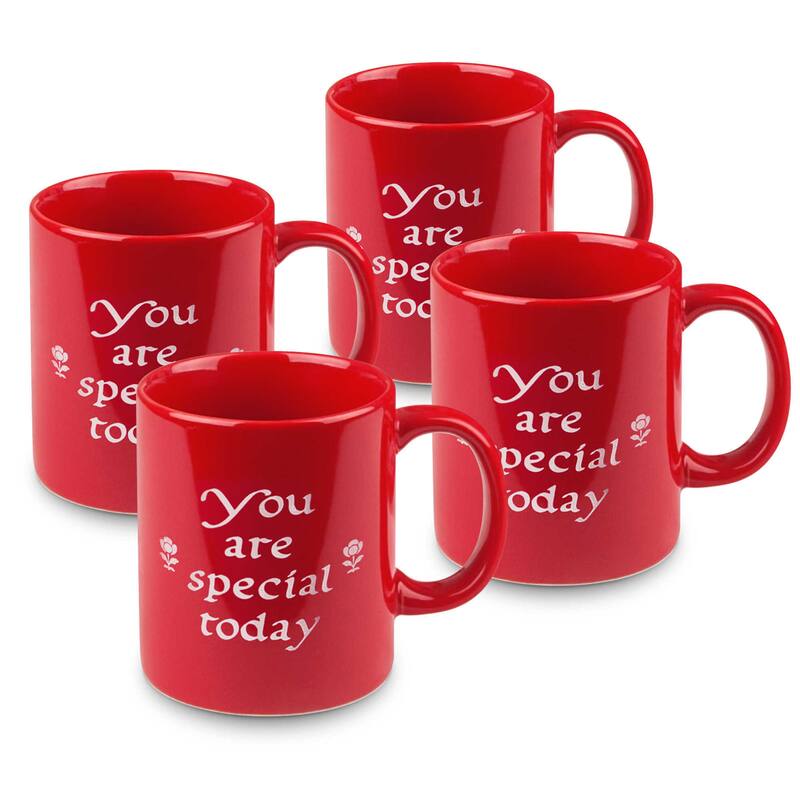 Waechtersbach Set of 4 "You Are Special Today" Mugs
