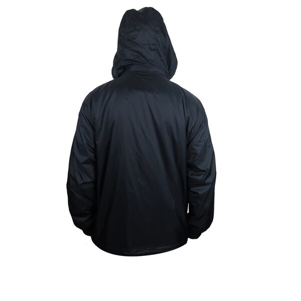 mens fleece lined hooded jacket