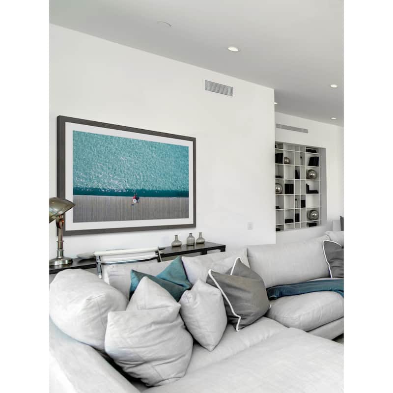 'Tranquillum' Framed Painting Print - Multi-Color