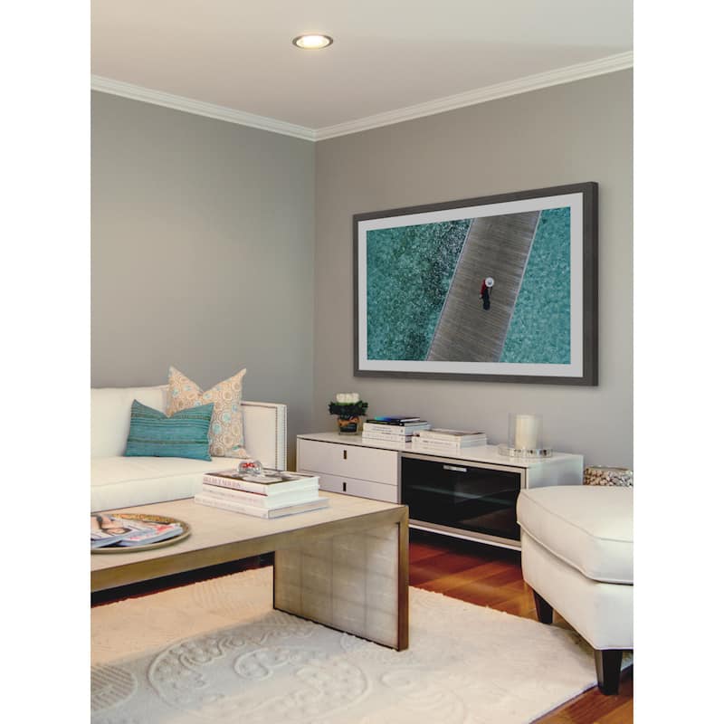 'On the Boardwalk' Framed Painting Print - Multi-Color