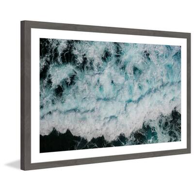 'White Expanse' Framed Painting Print