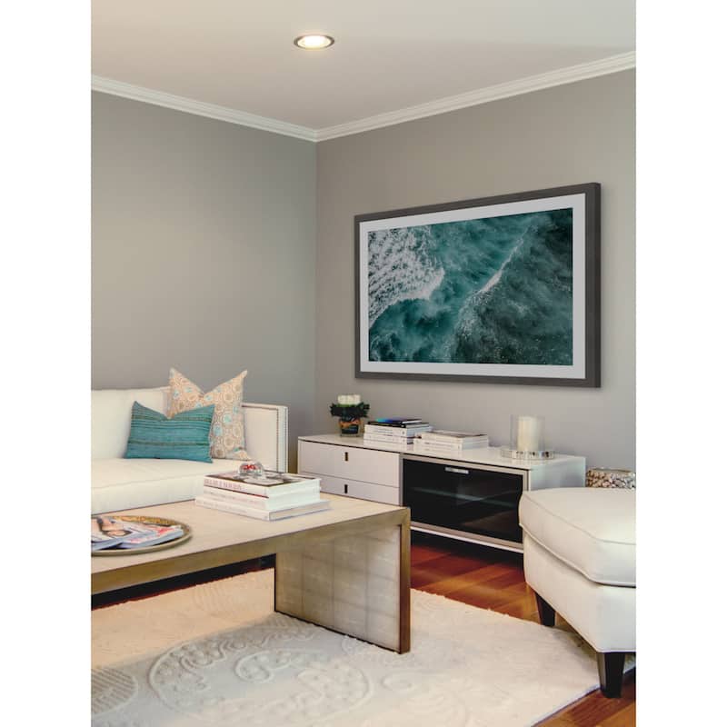 'Ocean Waves' Framed Painting Print - Multi-Color
