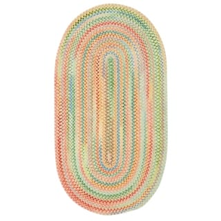 Made To Order 7 X 10 Rugs Area For Less Capel Rugs Cutting Garden Light Yellow Oval Braided Rug 7 X
