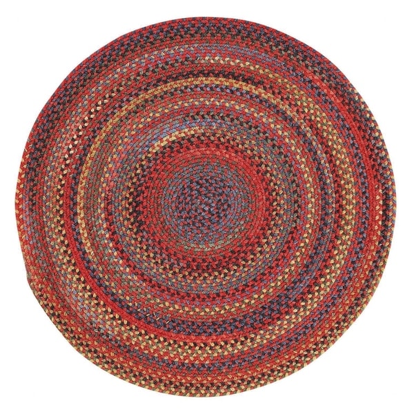 Capel Rugs Songbird Red Round Braided 9 6 X Free Capel Rugs Songbird Red Round Braided 9 X27 6