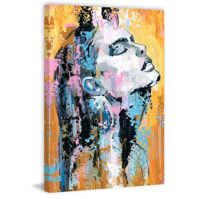 'Glamour Pose' Painting Print on Wrapped Canvas - Multi-Color