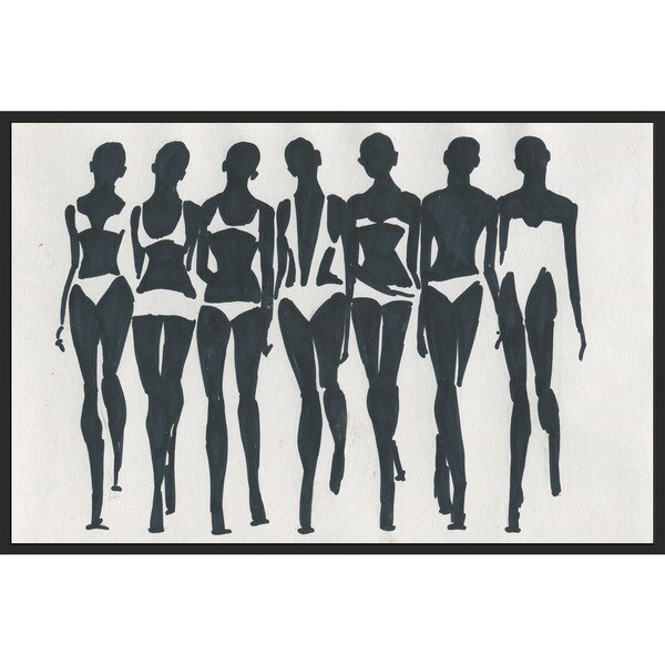 Marmont Hill - Handmade Bikini Style Floater Framed Print on Canvas