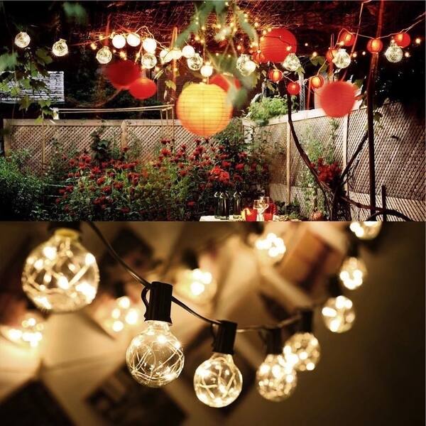 Shop Outdoor Waterproof Christmas Decor Patio Globe String Light